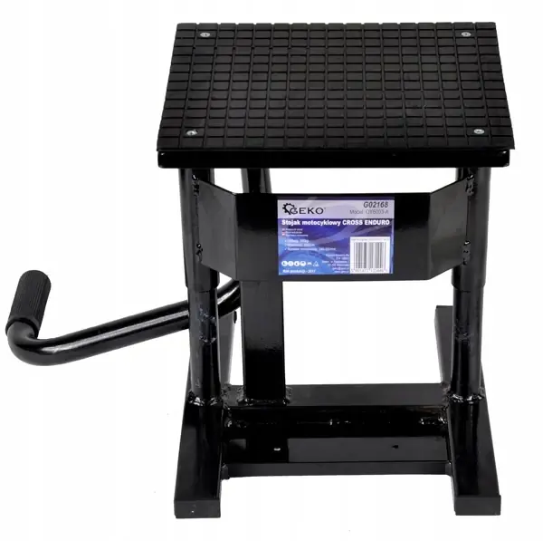 Utolsó esély Geko emelőbak Cross és Enduro motorokhoz, 240-350mm, 160kg